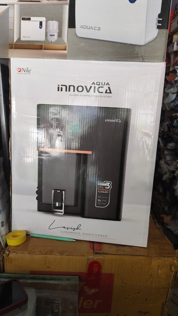 Aqua Innovica RO purifier box at Jay Joganiya RO shop, Gota